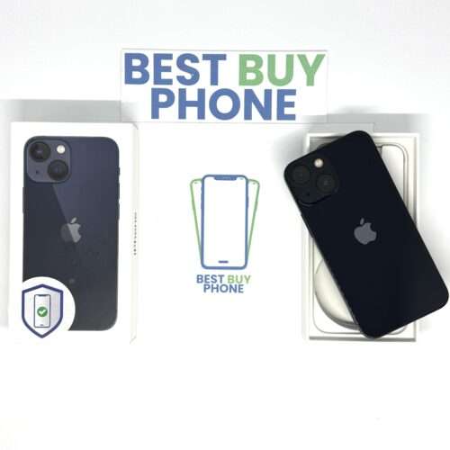 iPhone 13 mini 128GB zwart /krasvrij /100% batt /garantie