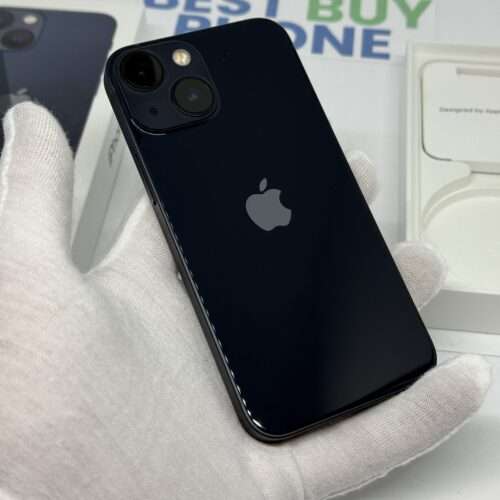 iPhone 13 mini 128GB zwart /krasvrij /100% batt /garantie