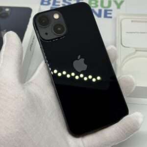 iPhone 13 mini 128GB zwart /krasvrij /100% batt /garantie