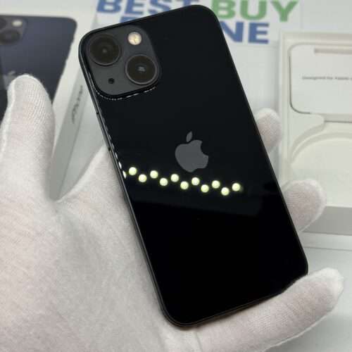 iPhone 13 mini 128GB zwart /krasvrij /100% batt /garantie