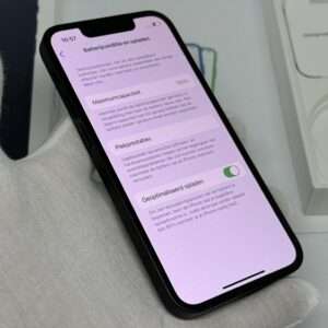 iPhone 13 mini 128GB zwart /krasvrij /100% batt /garantie