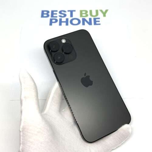 iPhone 14 Pro Max 256GB zwart /krasvrij /100% batt /garantie