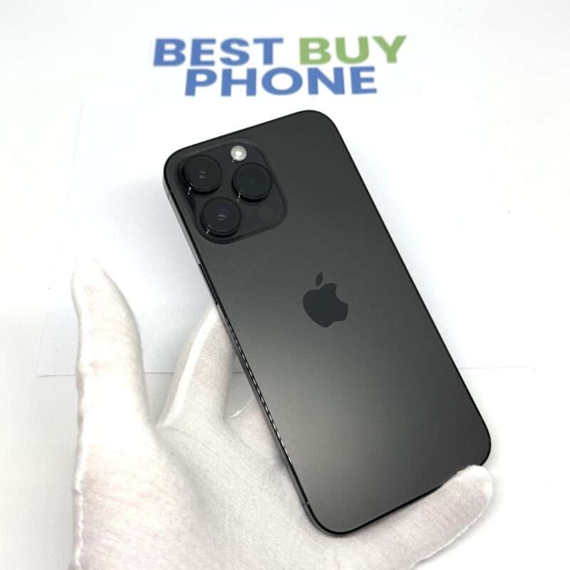 iPhone 14 Pro Max 256GB zwart /krasvrij /100% batt /garantie