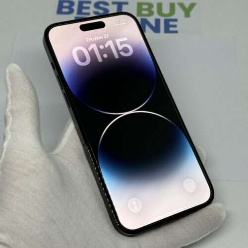 iPhone 14 Pro Max 256GB zwart /krasvrij /100% batt /garantie