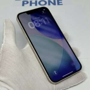 iPhone 13 128GB wit /krasvrij scherm /93% batt /garantie