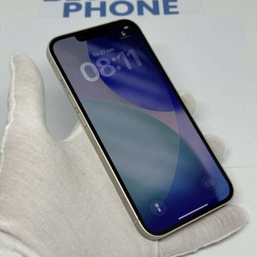 iPhone 13 128GB wit /krasvrij scherm /93% batt /garantie