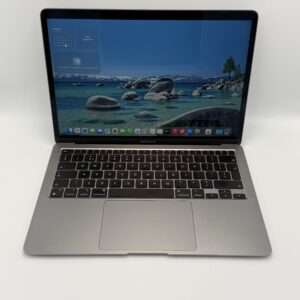 MacBook Air M1 256GB grijs /krasvrij /85% batt /garantie