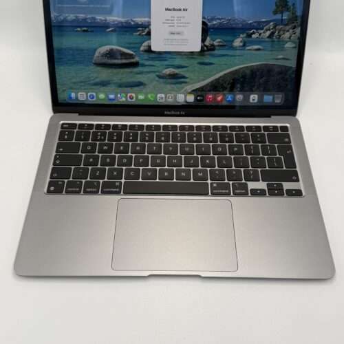 MacBook Air M1 256GB grijs /krasvrij /85% batt /garantie