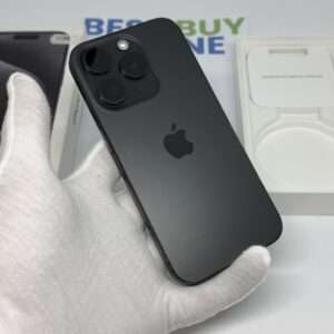 iPhone 15 Pro 128GB zwart /krasvrij scherm /90% batt /garantie