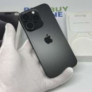 iPhone 15 Pro 128GB zwart /krasvrij scherm /90% batt /garantie