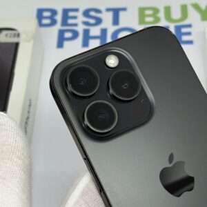 iPhone 15 Pro 128GB zwart /krasvrij scherm /90% batt /garantie