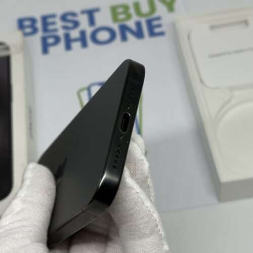 iPhone 15 Pro 128GB zwart /krasvrij scherm /90% batt /garantie