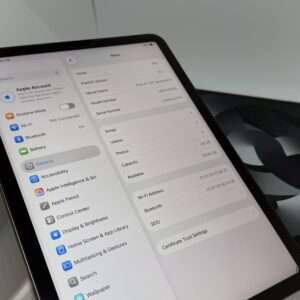 iPad Air 5e M1 64GB grijs /krasvrij /85% batt /garantie