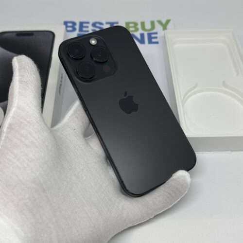 iPhone 15 Pro 128GB zwart /zichtbaar gebruikt /88% batt /garantie