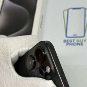 iPhone 15 Pro 128GB zwart /zichtbaar gebruikt /88% batt /garantie