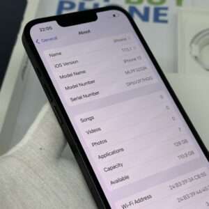 iPhone 13 128GB zwart /ongebruikt + 12 maanden garantie