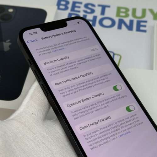 iPhone 13 128GB zwart /ongebruikt + 12 maanden garantie