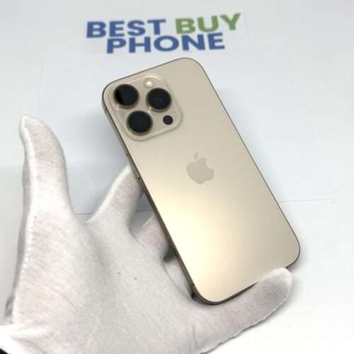 iPhone 16 Pro 256GB goud /99% batt /kras vrij /garantie