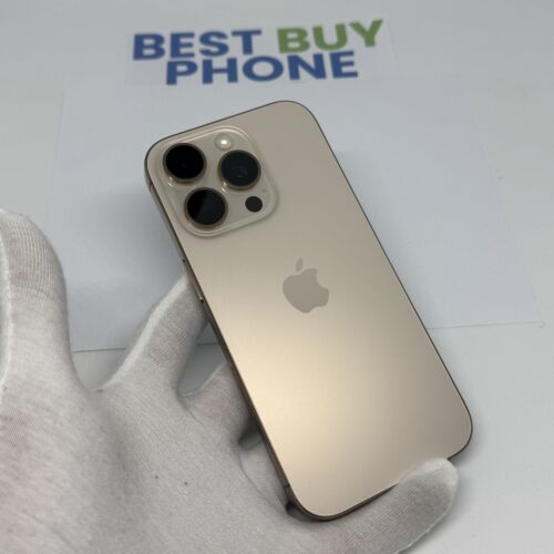 iPhone 16 Pro 256GB goud /99% batt /kras vrij /garantie