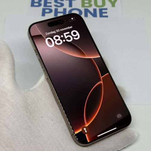 iPhone 16 Pro 256GB goud /99% batt /kras vrij /garantie