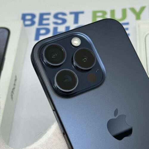 iPhone 15 Pro 256GB blauw /krasvrij /88% batt /garantie