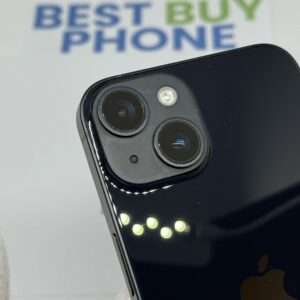 iPhone 14 256GB zwart /krasvrij /87% batt /garantie