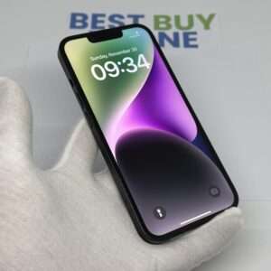 iPhone 14 256GB zwart /krasvrij /87% batt /garantie