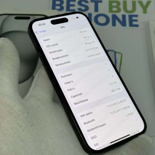 IMG_4332 iPhone 15 512GB zwart /99% batt /licht gebruikt /garantie