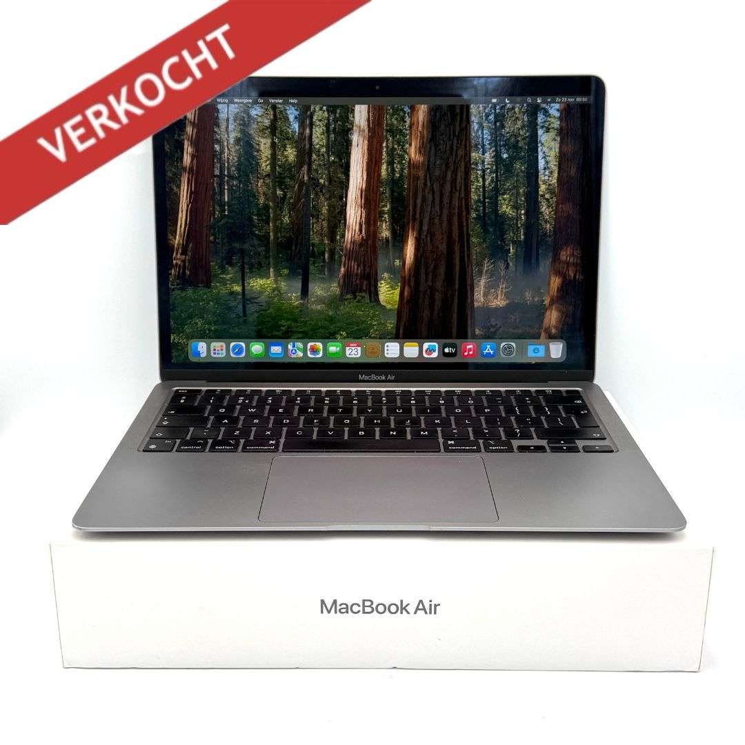 MacBook Air M1 512GB grijs /licht gebruikt /88% batt /garantie