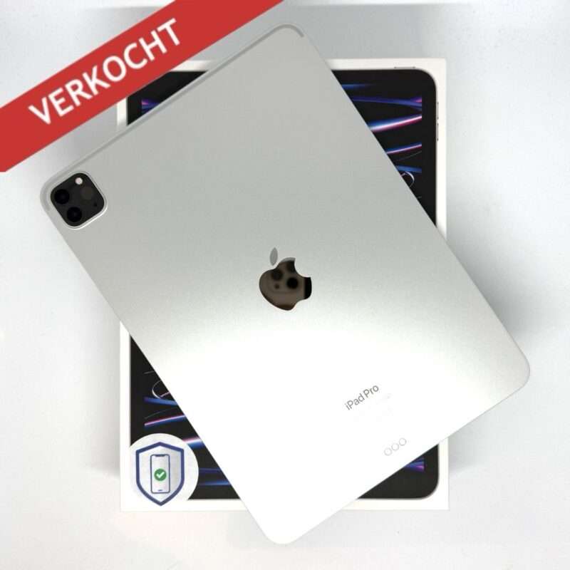 iPad Pro 11 inch M4 256GB zilver /krasvrij /96% batt /garantie