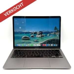 MacBook Air M1 256GB grijs /krasvrij /93% batt /garantie