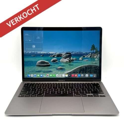MacBook Air M1 256GB grijs /krasvrij /93% batt /garantie