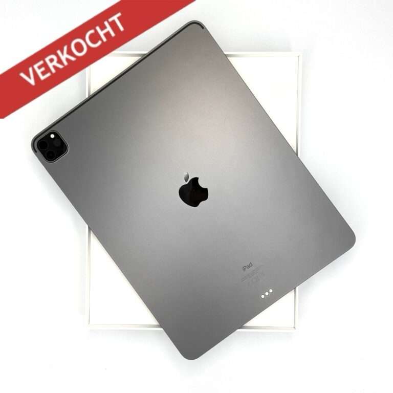 iPad Pro 5e 12,9 inch M1 128GB grijs /kras vrij 90% batt /garantie