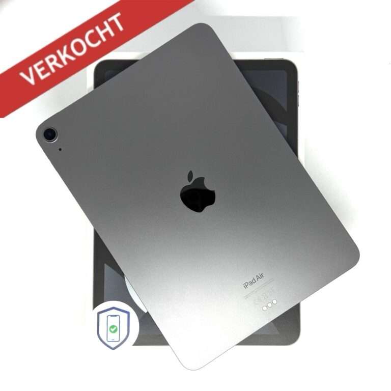 iPad Air 5e M1 64GB grijs /krasvrij /85% batt /garantie