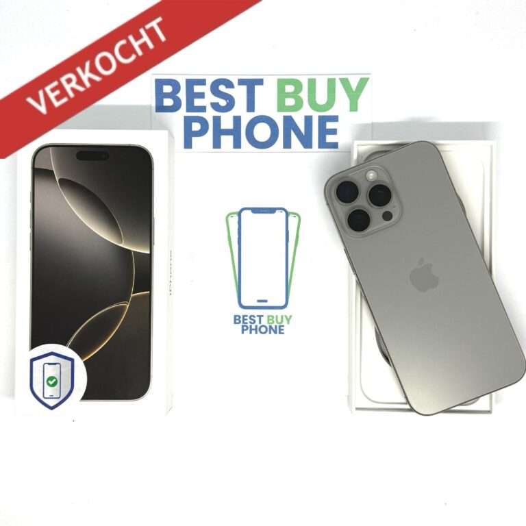 iPhone 16 Pro Max 512GB naturel /99% batt /kras vrij /garantie