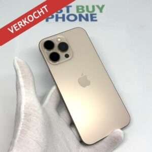 iPhone 16 Pro Max 256GB goud /zeer net /91% batt /garantie