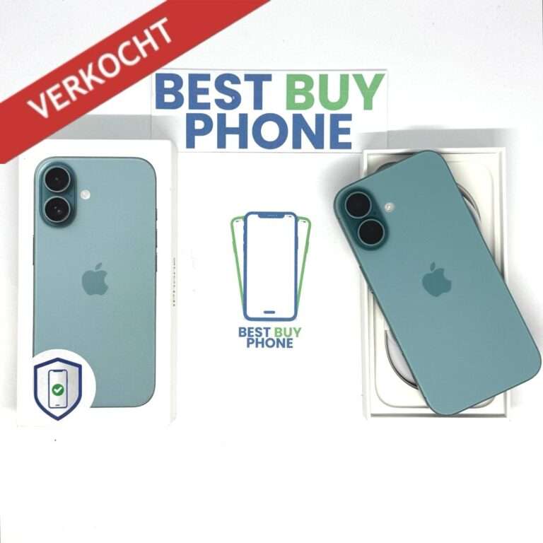 iPhone 16 256GB blauw /zeer net /99% batt /garantie