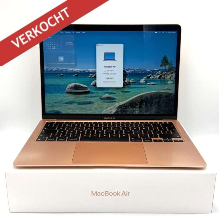 MacBook Air M1 256GB roze /zeer net /83% batt /garantie