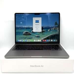 MacBook Air M2 256GB grijs /krasvrij /94% batt /garantie