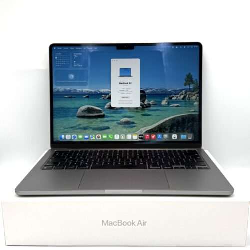 MacBook Air M2 256GB grijs /krasvrij /94% batt /garantie