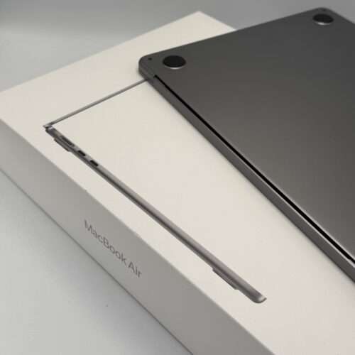 MacBook Air M2 256GB grijs /krasvrij /94% batt /garantie