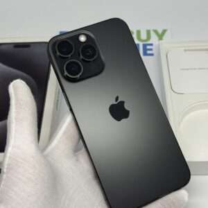 iPhone 15 Pro Max 256GB zwart /kras vrij scherm /100% batt /garantie