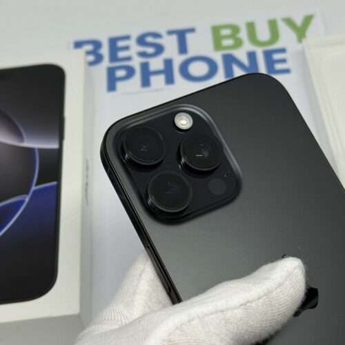 IMG_2799 2 iPhone 16 Pro Max 256GB zwart /krasvrij glas /100% batt /garantie