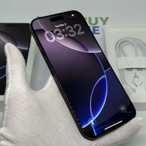 IMG_2800 2 iPhone 16 Pro Max 256GB zwart /krasvrij glas /100% batt /garantie