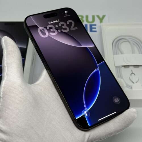 IMG_2801 2 iPhone 16 Pro Max 256GB zwart /krasvrij glas /100% batt /garantie