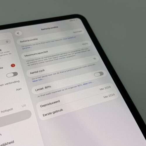 IMG_2820 iPad Pro 5e 11 inch M4 512GB 5G grijs /krasvrij /100% batt /garantie