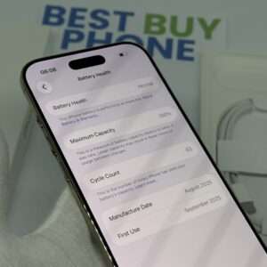 iPhone Air 256GB goud /krasvrij /100% batt /garantie