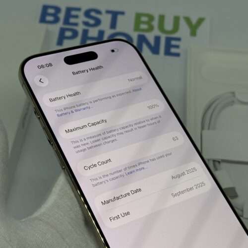 iPhone Air 256GB goud /krasvrij /100% batt /garantie