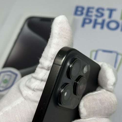 iPhone 15 pro 128GB zwart /kras vrij scherm /89% batt /garantie