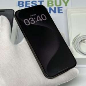 iPhone 15 pro 128GB zwart /kras vrij scherm /89% batt /garantie